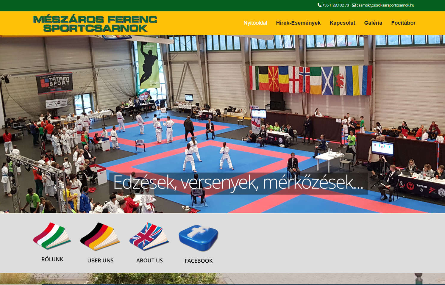 soroksarsportcsarnok.hu Image