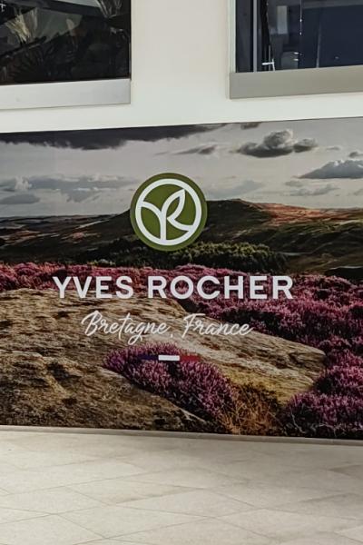 Reklámdekoráció, falmatrica